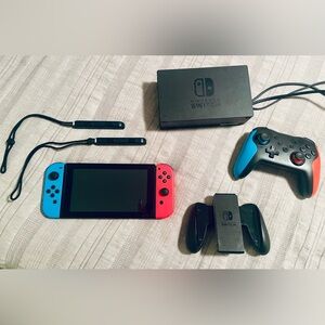 Nintendo - Switch Console - Detachable Joy-Con Controllers - Red and Blue